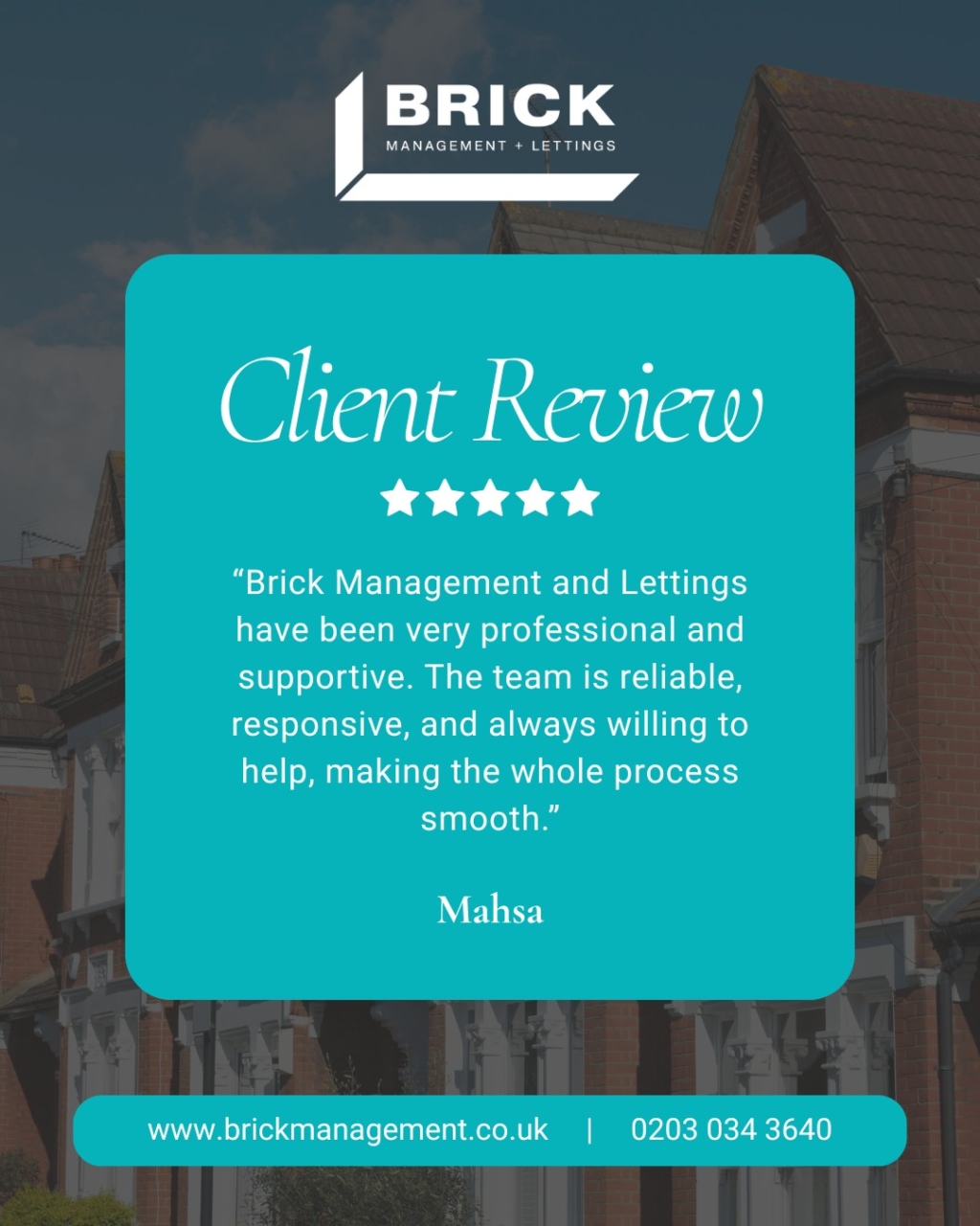 Instagram post from brickmanagementandlettings. This post is in position 0.