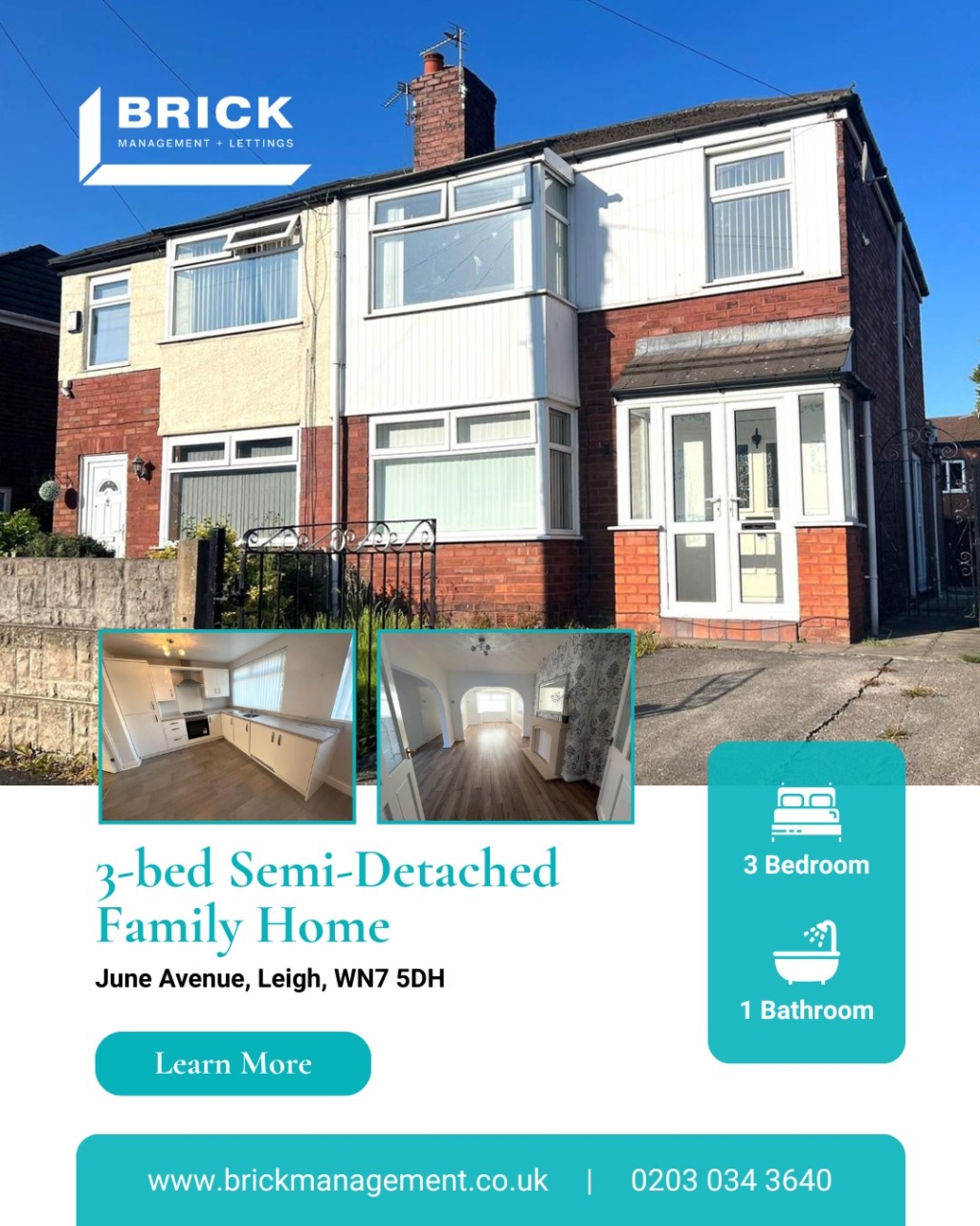 Instagram post from brickmanagementandlettings. This post is in position 2.