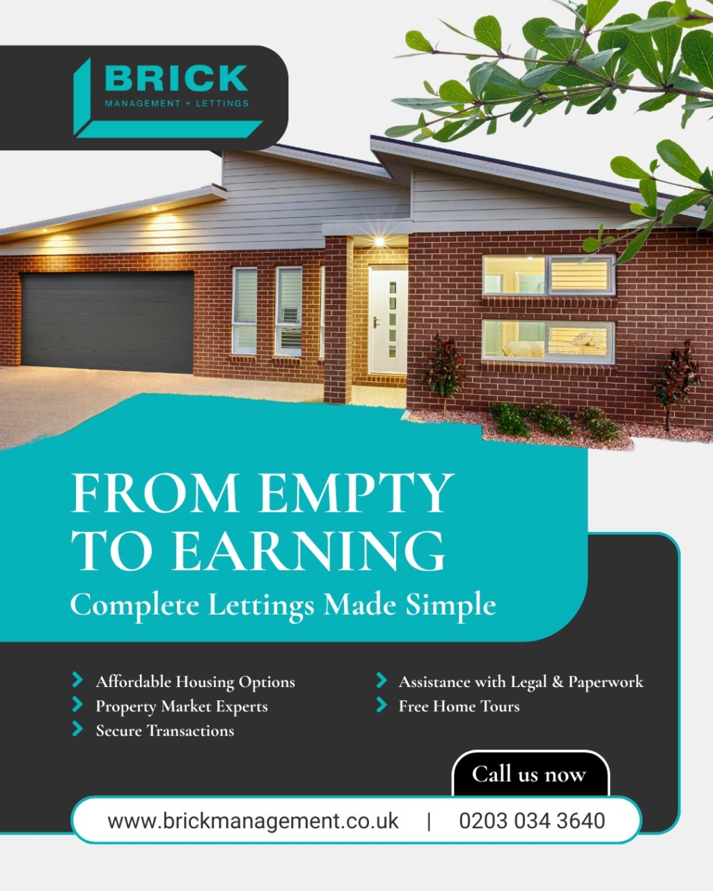 Instagram post from brickmanagementandlettings. This post is in position 0.